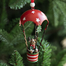 (Elk) Santa Claus Snowman Elk Xmas Ornaments