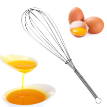 Manual Kitchen Whisk Stainless Steel Egg Beater Cream Egg Stirrer for Mixing Whisking Beating Stirring