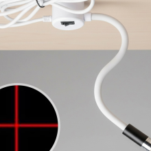 Line Red Positioning Light with Adjustable Dot/Straight Line/Crosshair Light Hands-Free Precision for Straight Stitching