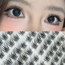 (Glues) Fluffy False Eyelashes for Girls Night Out