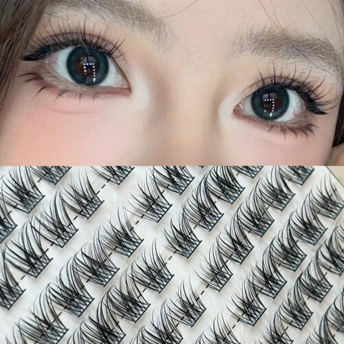 (Glues) Fluffy False Eyelashes for Girls Night Out
