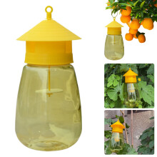 Fruit Fly Trap Killer Drosophila Trap with Hanging Hole Insect Fly Trap Reusable for Orchard Insect Trap Pest Control