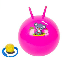 (Pink, 45cm) Kids\' Thickened Hop Ball - Blue/Green/Yellow