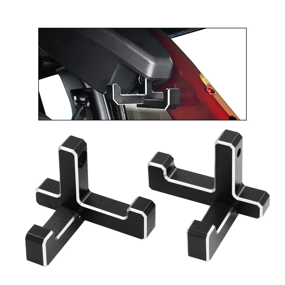 Aluminum Trunk Grocery Bag Hooks Set For Ford Bronco 2021-2023 Black 8441388013473