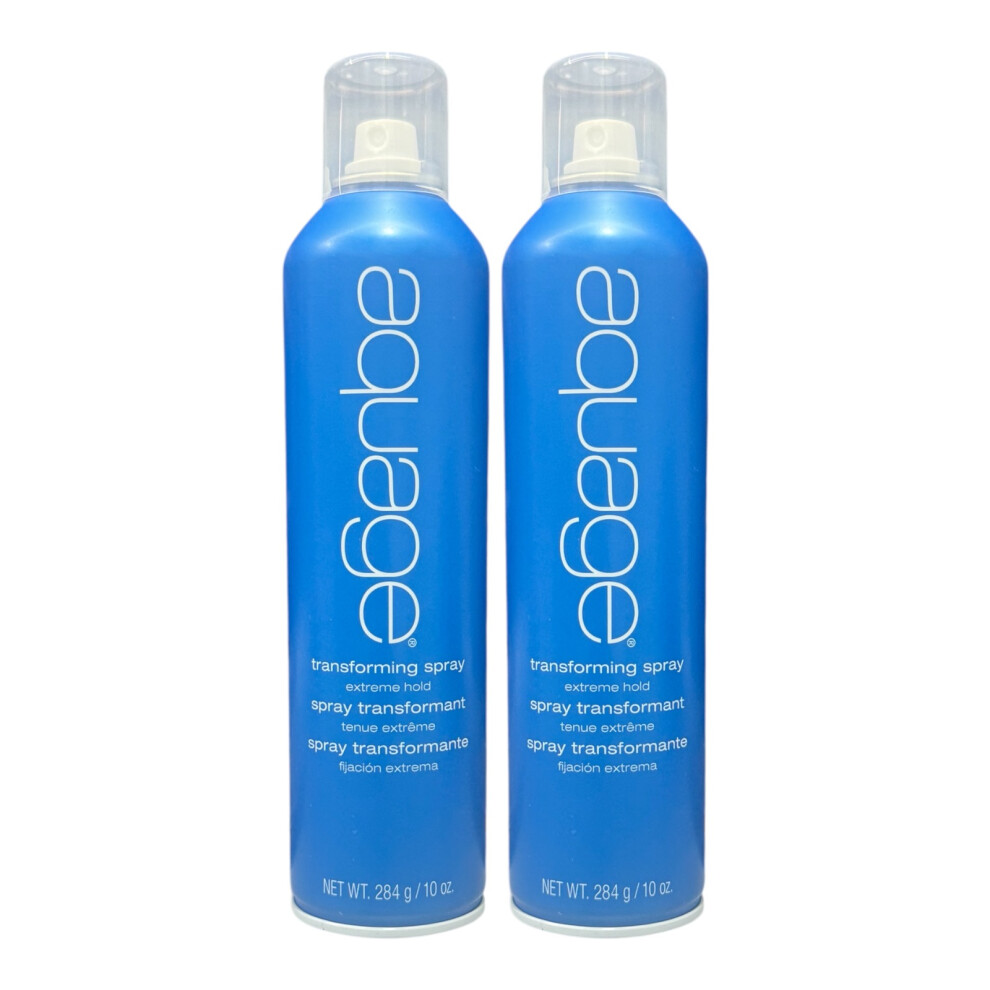Aquage Transforming Extreme Hold Hairspray 10 Oz (Pack Of 2)