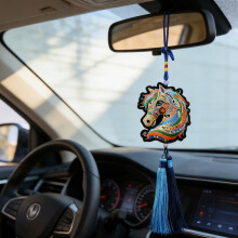 (Tassel) Horse Head Tassel Ornament for Car & Home