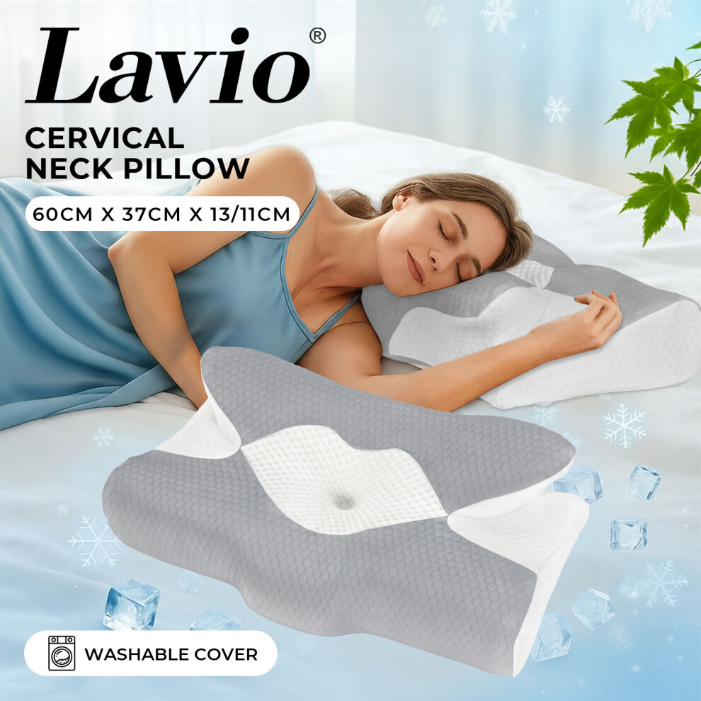 Lavio Orthopedic Neck Pillow Memory Foam Cervical