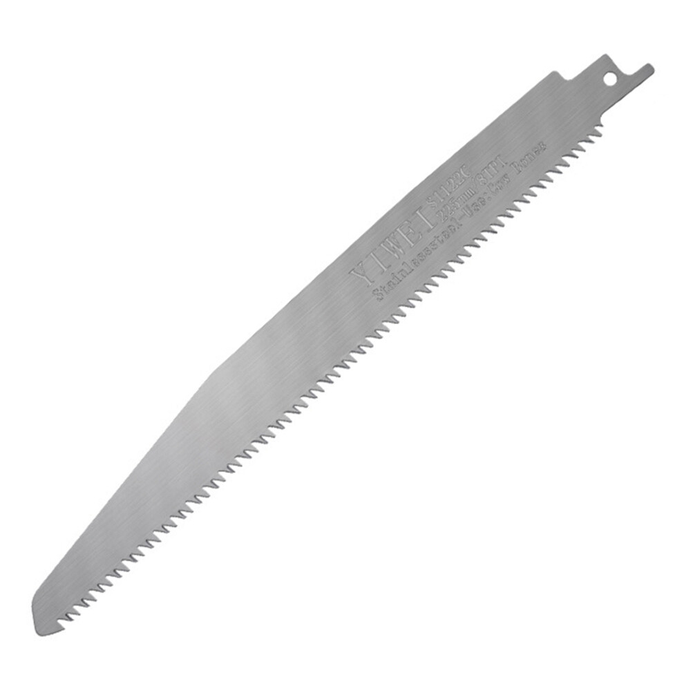 (S1122c) Stainless Steel Reciprocating Saw Blade Big Tooth Unpainted Reciprocating Saw Blades For Cutting Bone Meat Wood 6425207748465