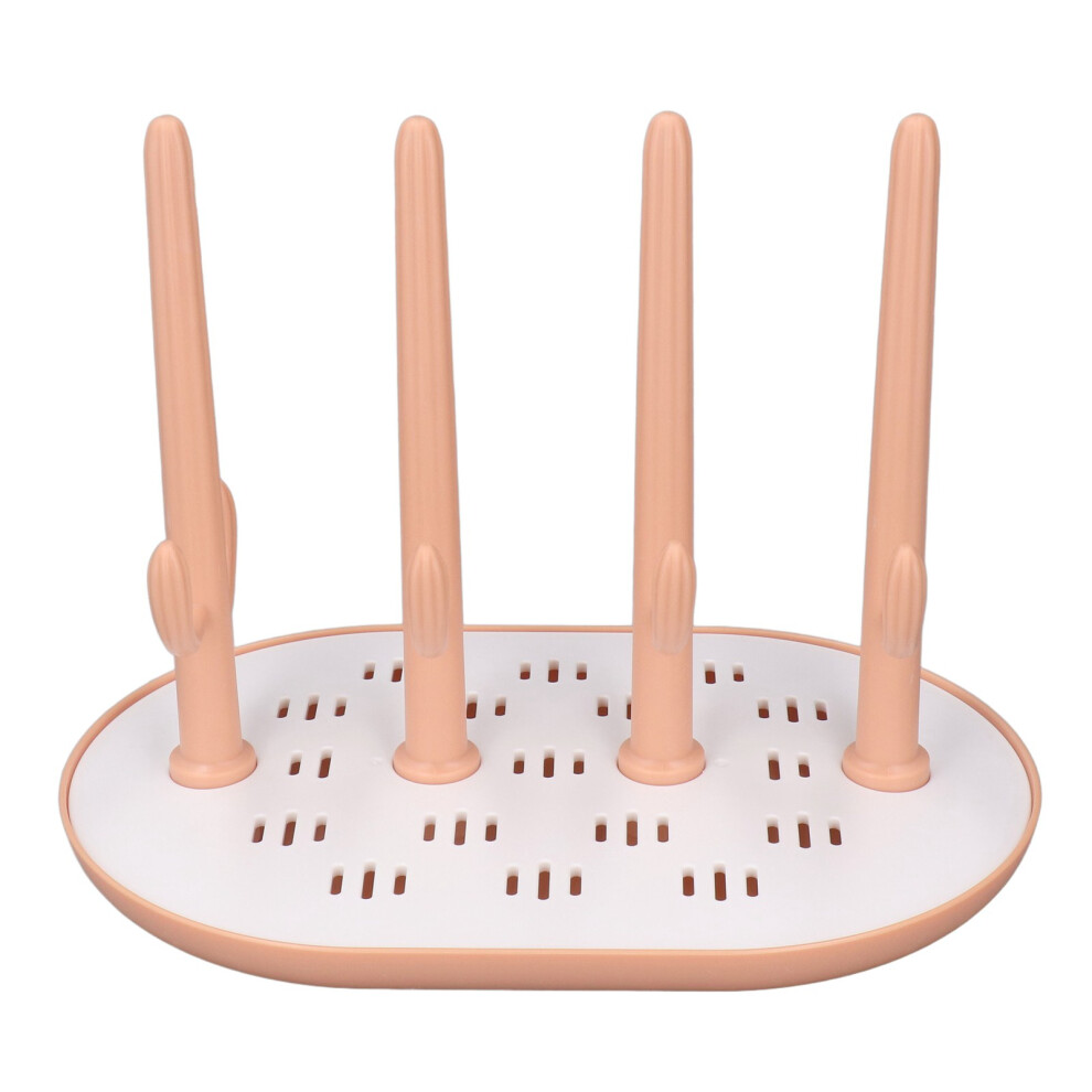 Detachable Baby Bottle Drying Rack, Space Saving, Easy Drainage Pink