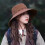 (Coffee) Breathable Drawstring Summer Bucket Hats 3