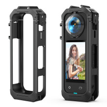 PC Protective Frame Magnetic Quick Release Interface Action Camera Frame Expansion Bracket for Insta360 X5 Camera Accessories