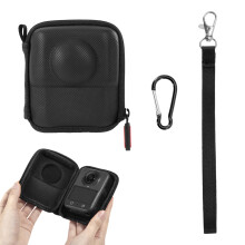 For DJI Osmo360 PU Protective Bag Waterproof Portable Protection Box Anti-Scratch Camera Carrying Case Photography Single Bag