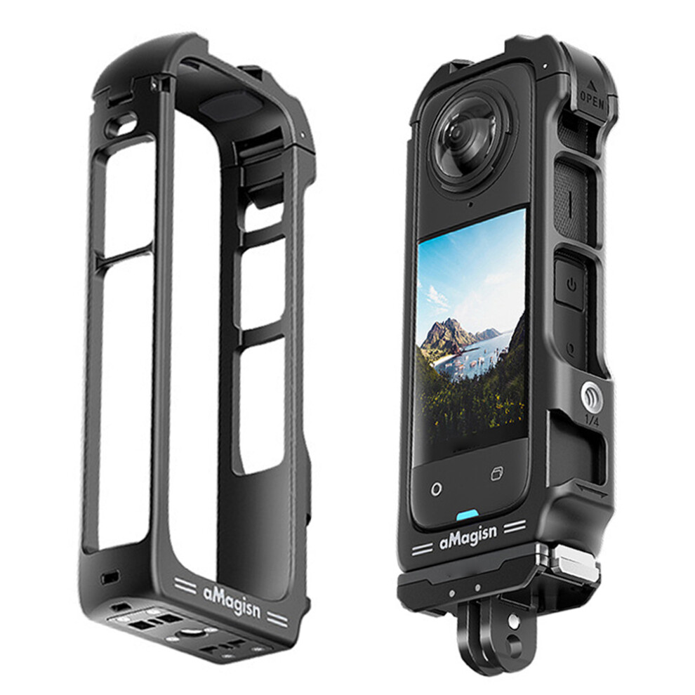 For Insta360 X4 Frame Accessories Magnetic Quick Release Protective Rabbit Cage Frame Cage For Insta 360 X4 Camera Accessories 6935161665437