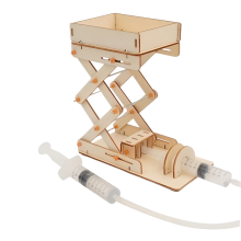 DIY Hydraulic Elevator Platform Model Children Technologia Science Toys Experimental Tool STEM Kit Learning Educational for Kids