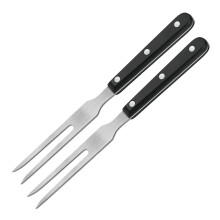 Dinning Table Runner Set Carving Fork Meat Forks 10 Inch Long Stainless Steel Forks For BBQ Barbecue Serving Cooking Grilling
