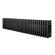 Röhrenheizkörper 4 Säulen – 300mm x 1505mm – Schwarz