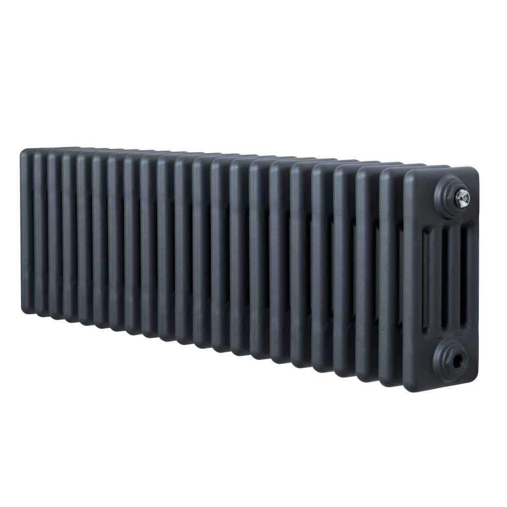 Monstershop Unisex Grey Traditional 4 Column Radiator - 300 X 1010Mm - Anthracite In - Image 3