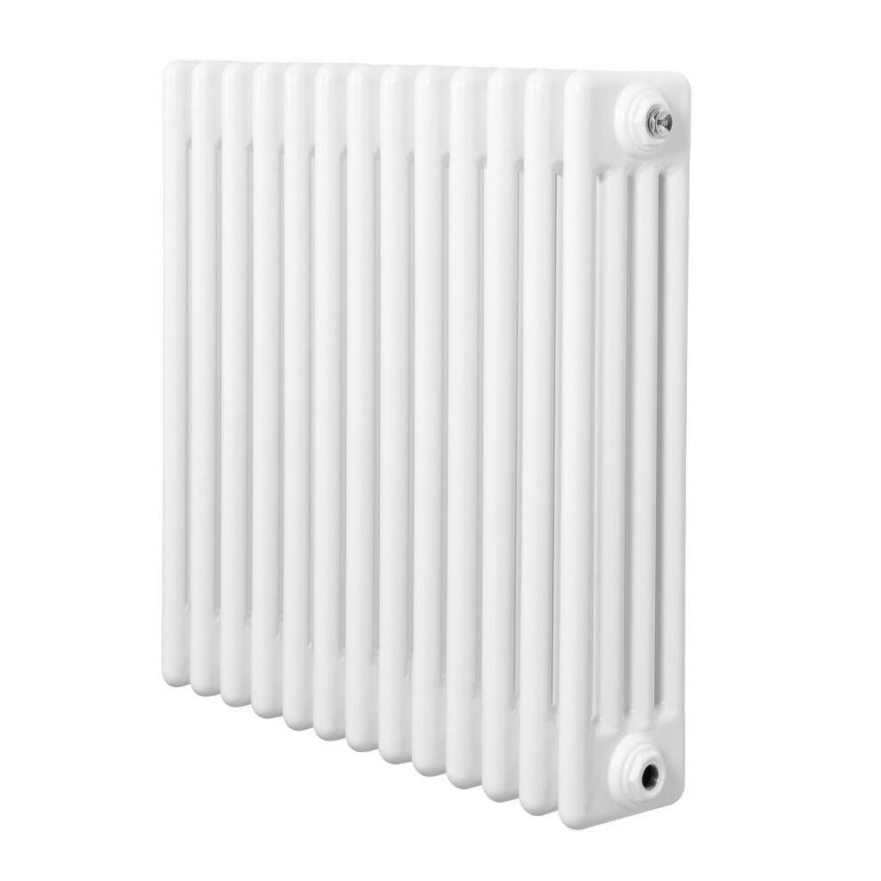 (White, 600Mm X 605Mm) Traditional 4 Column Radiator Modern Central Heating Heater Anthracite Grey 5056806827094