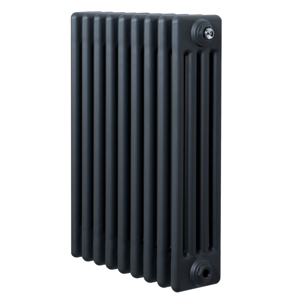 (Anthracite Grey, 600Mm X 425Mm) Traditional 4 Column Radiator Modern Central Heating Heater Anthracite Grey 5056806827056