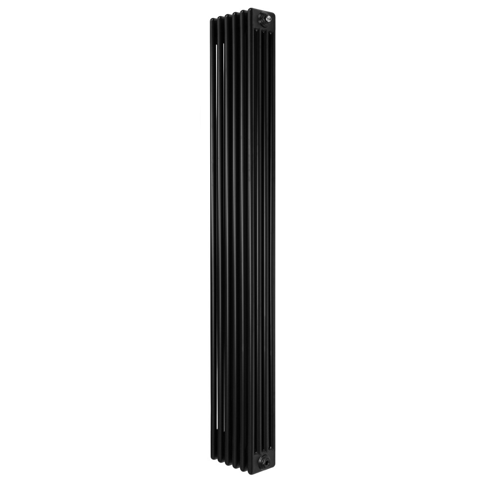(Black, 1800Mm X 290Mm) Traditional 4 Column Radiator Modern Central Heating Heater Anthracite Grey 5056806827254