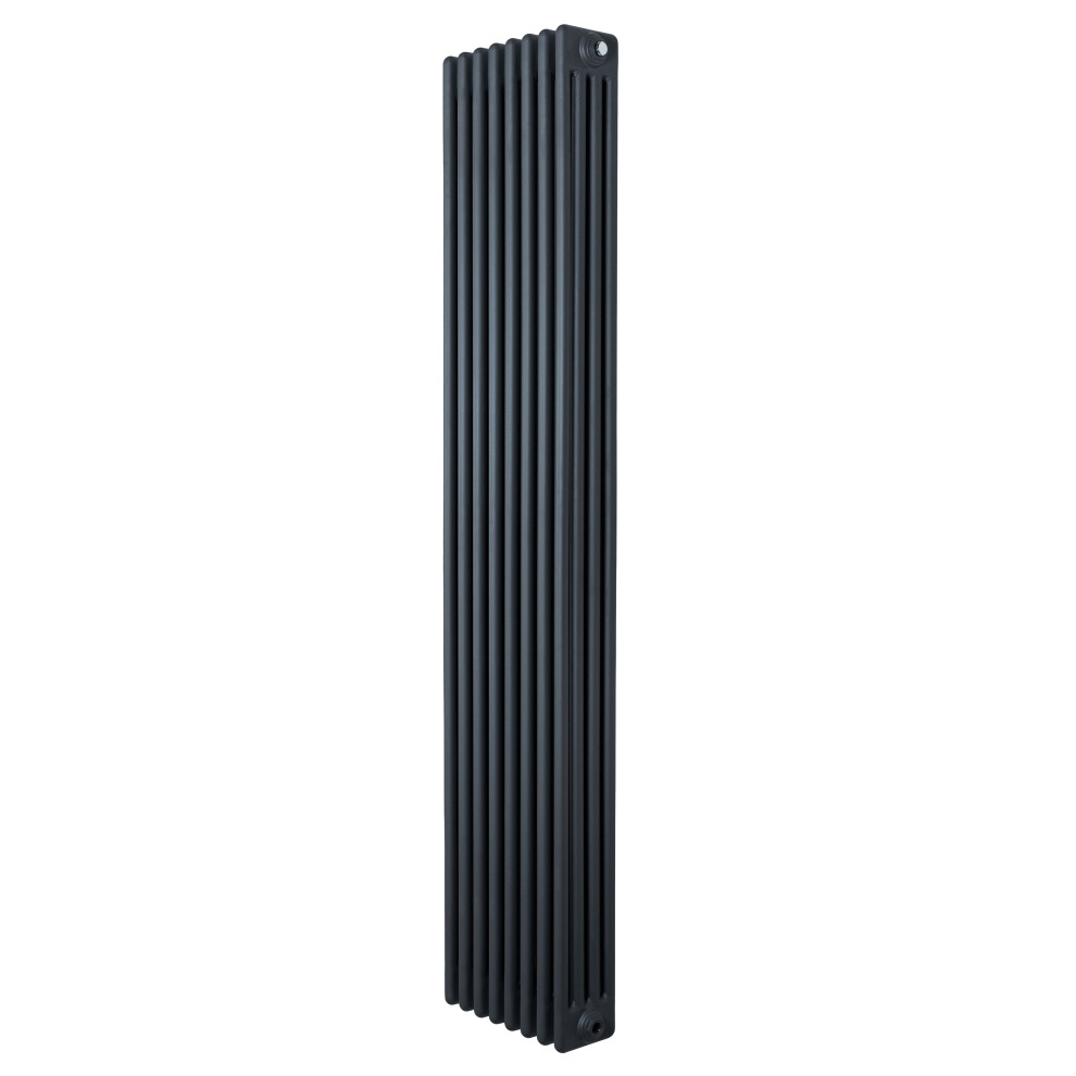 (Anthracite Grey, 1800Mm X 380Mm) Traditional 4 Column Radiator Modern Central Heating Heater Anthracite Grey 5056806827261