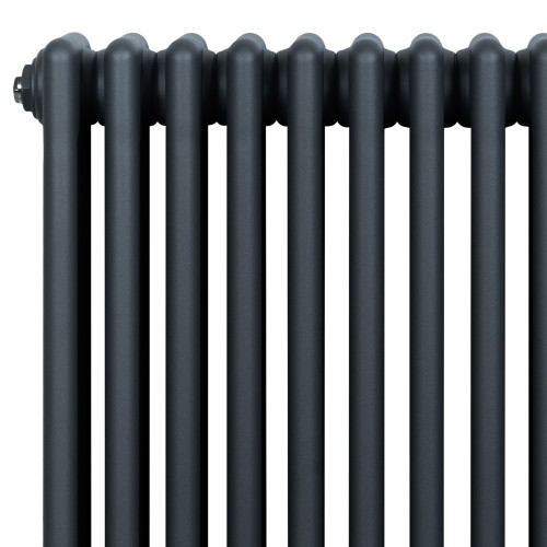 Röhrenheizkörper 4 Säulen – 1800mm x 380mm – Anthrazitgrau 2