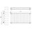 Traditionele 4-Kolom Radiator - 600 x 1190mm - Wit 6