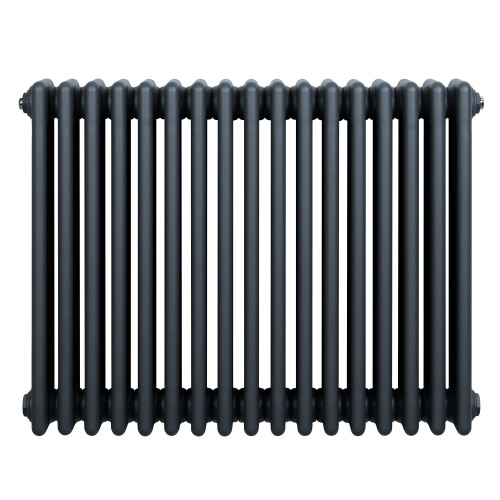 Röhrenheizkörper 4 Säulen – 600mm x 785mm – Anthrazitgrau 1