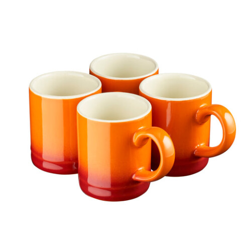 Cooks Professional Cooks Professional 4 Piece Espresso Cup Set | Orange 1