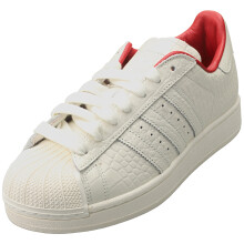 (47 1/3) Adidas Superstar II Herren Fashion Sneaker Wei?