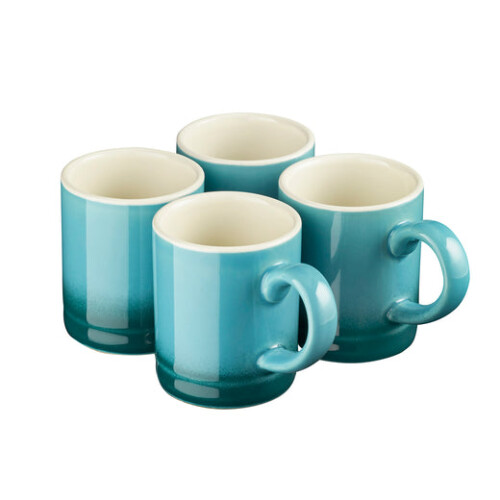 Cooks Professional Cooks Professional 4 Piece Espresso Cup Set | Teal 1