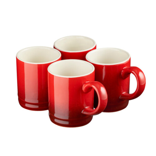 Cooks Professional Cooks Professional 4 Piece Espresso Cup Set | Red 1