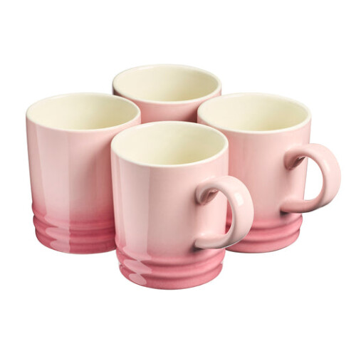 Cooks Professional Cooks Professional 4 Piece Mug Set | 350ml | Pink 1