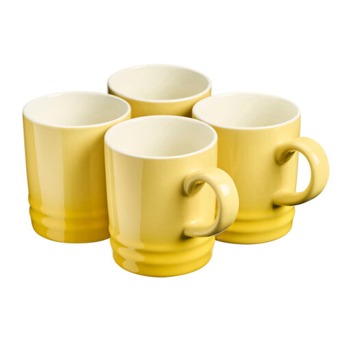 Cooks Professional Cooks Professional 4 Piece Mug Set | 350ml | Yellow 1