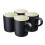 Cooks Professional Cooks Professional 4 Piece Mug Set | 350ml | Matt Black 2