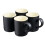 Cooks Professional Cooks Professional 4 Piece Espresso Cup Set | Matt Black 2