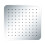 EUROSHOWERS EuroShowers Fixed Overhead Rainfall Shower Head SQUARE 8inch / 20cm 2