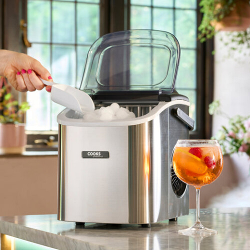 Cooks Professional Cooks Professional 1.3L Ice Maker | 12kg / 24h | Silver 1