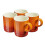 Cooks Professional Cooks Professional 4 Piece Mug Set | 350ml | Orange 2