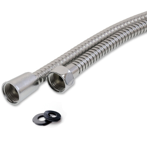 EUROSHOWERS EuroShowers Easy Shower Hose (150cm) - 8mm Bore - Chrome