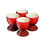 Cooks Professional Cooks Professional 4 Piece Egg Cup Set | Red 2