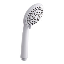 Euroshowers SuperJet 5 Spray Pattern Shower Head - White
