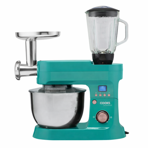 Cooks Professional Cooks Professional Multi Function 6.2L Stand Mixer | Teal / Rose Gold
