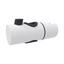 EuroShowers Push Button Shower Slider Bracket - 25mm - White