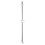EUROSHOWERS EuroShowers EuroRail Shower Riser Rail Kit - White 1