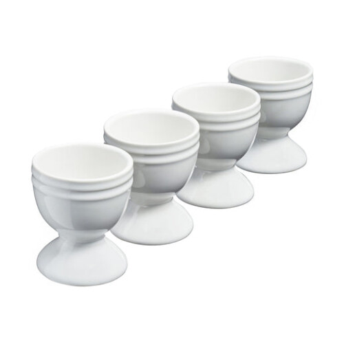 Cooks Professional Cooks Professional 4 Piece Egg Cup Set | White