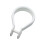 EUROSHOWERS EuroShowers Button Shower Curtain Rings 12 Pack - White 1
