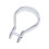 EUROSHOWERS EuroShowers Button Shower Curtain Rings 12 Pack - Clear 1