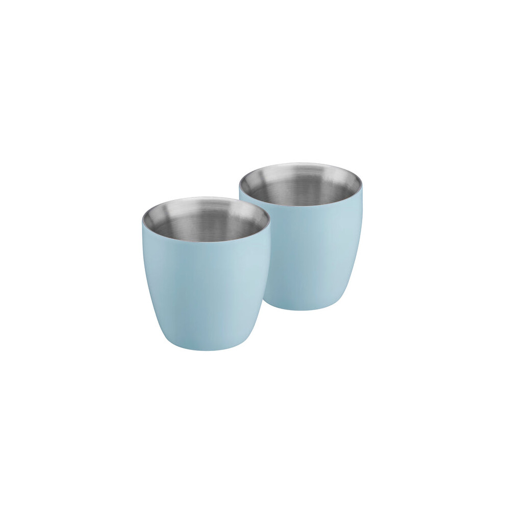 Cooks Professional Blue Insulated Espresso Cups | Pack Of 2 | - Image 4
