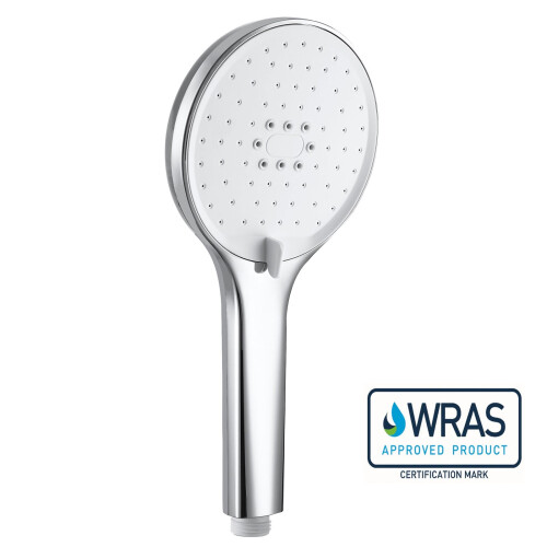 EUROSHOWERS EuroShowers WRAS Approved Self Clean Multi Spray Shower Head - Chrome